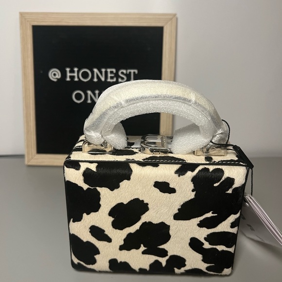 Brandon Blackwood cow print mini Kendrick trunk - Picture 13 of 13